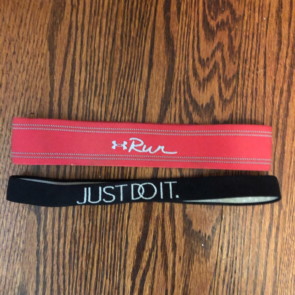 2 Pack of Headbands (Nike and Under Armor)
